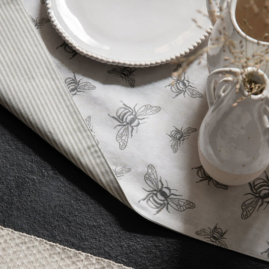 Distressed Bees Reversible Table Runner