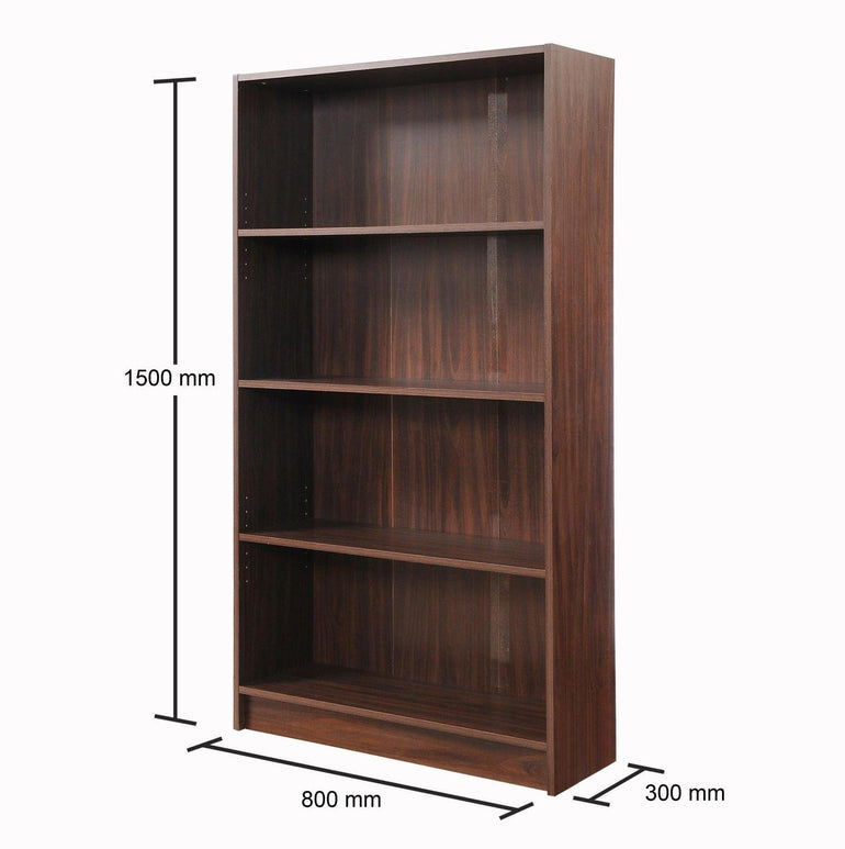 Essentials 4-Tier Tall Bookcase