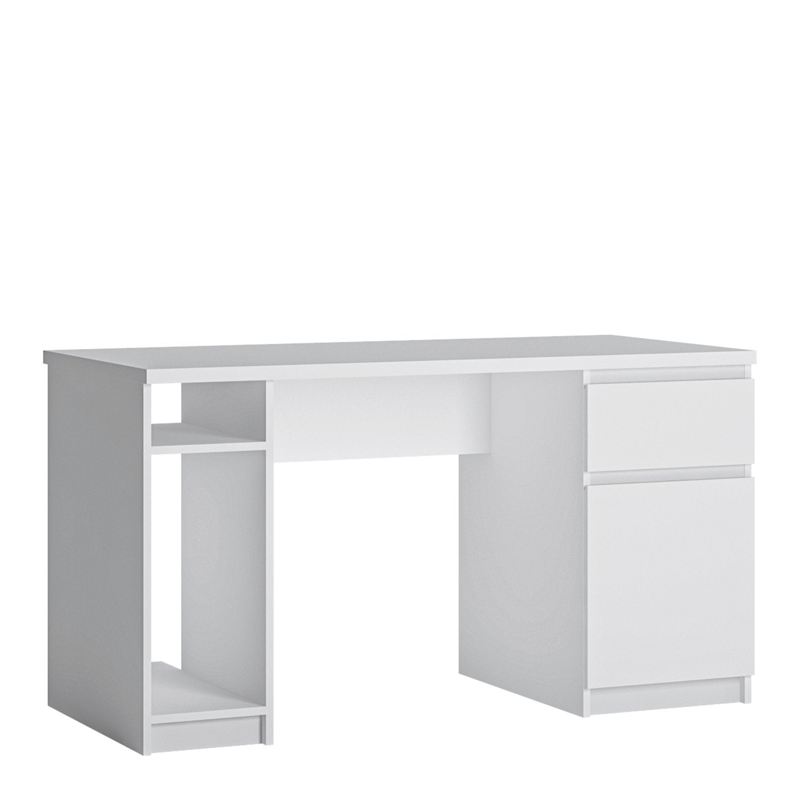 Fribo 1 Door 1 Drawer Twin Pedestal Desk