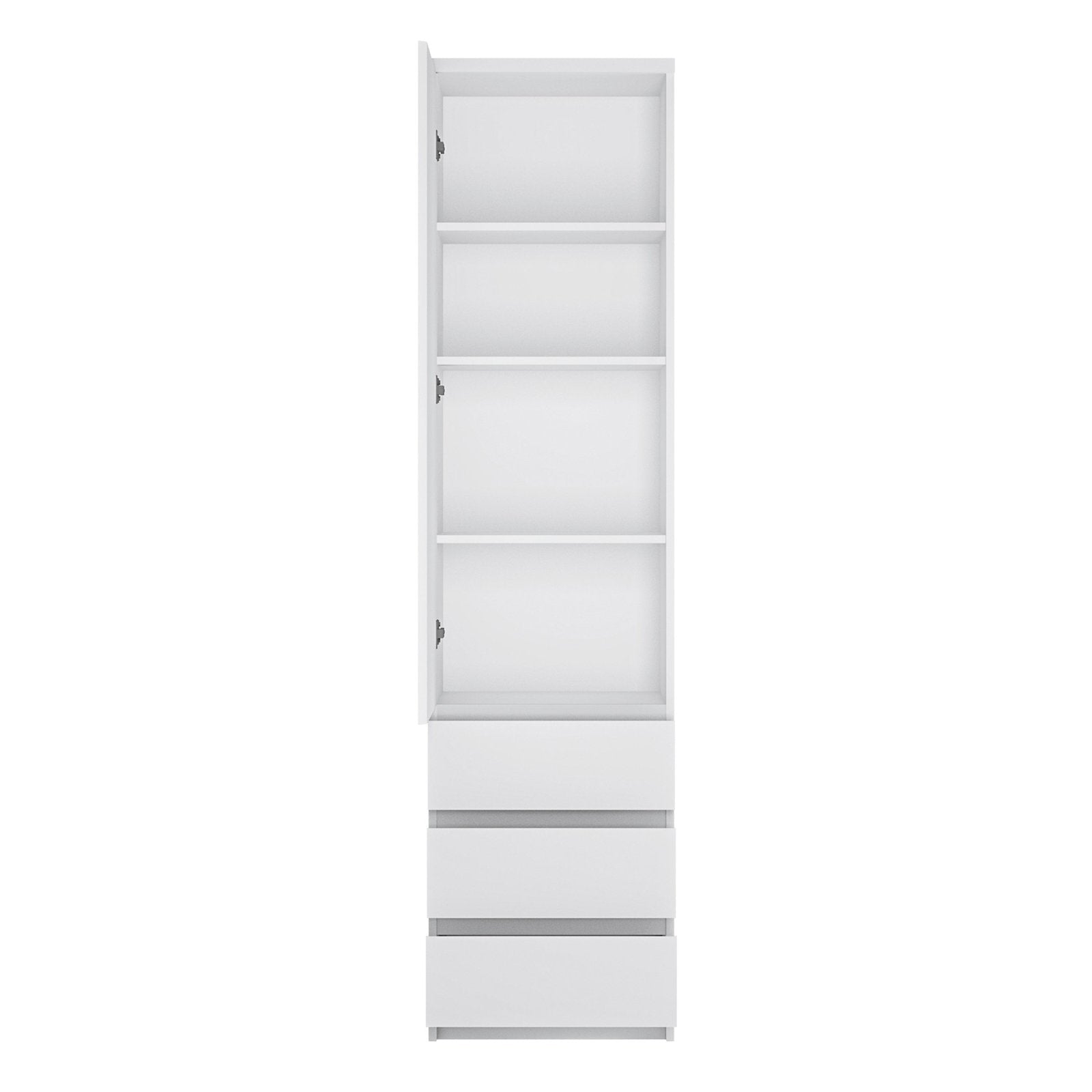 Fribo Tall Narrow with 1 Door 3 Drawer Cupboard