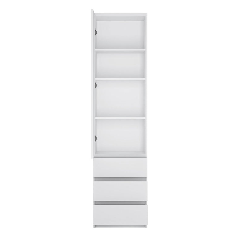 Fribo Tall Narrow with 1 Door 3 Drawer Cupboard