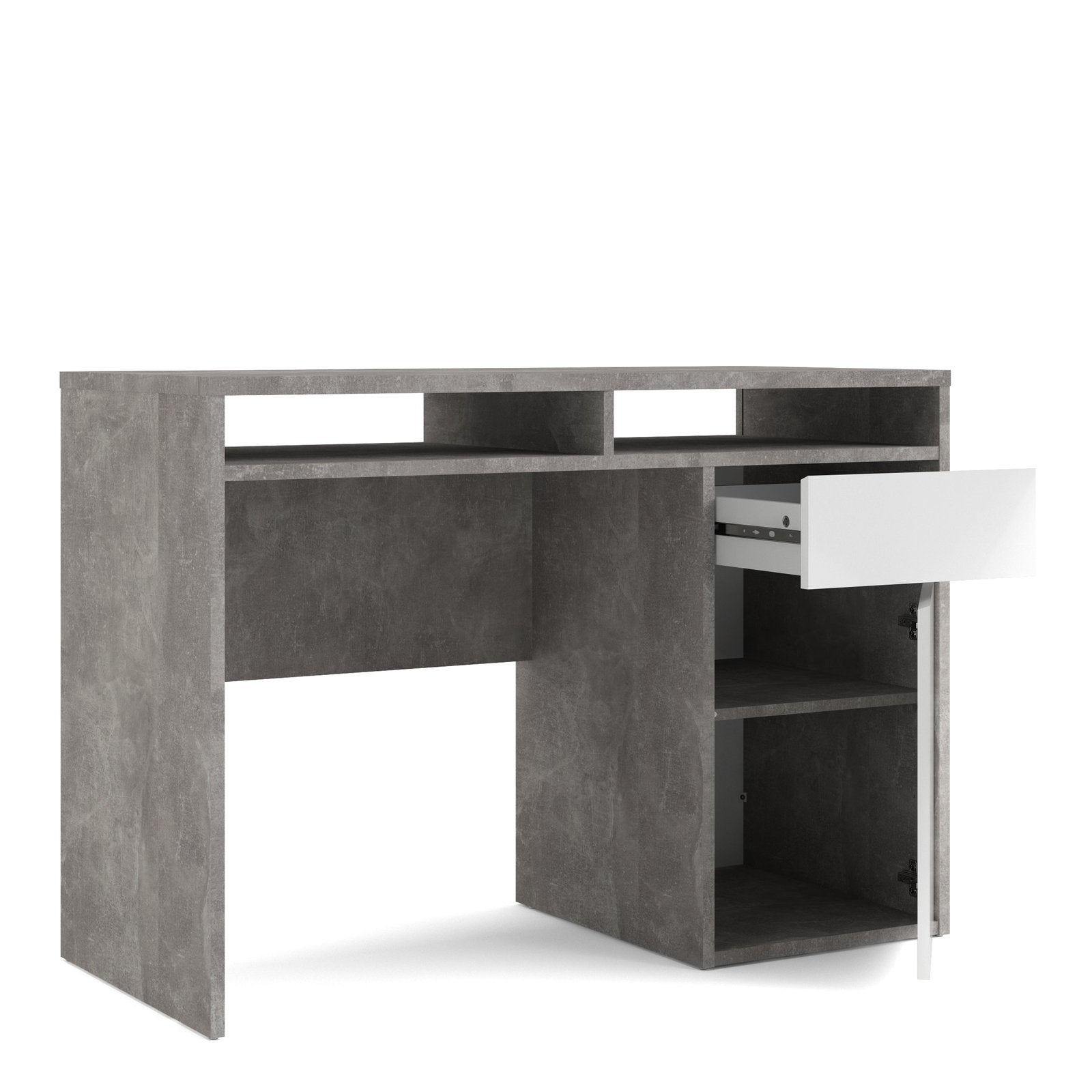 Function Plus Desk with 1 Door & 1 Drawer