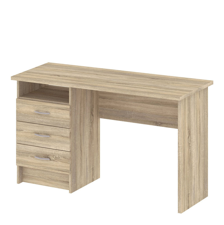 Function Plus Desk with 3 Drawers