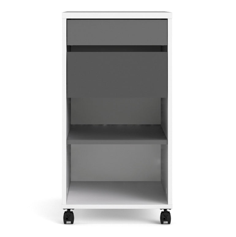Function Plus Mobile file cabinet 2 drawers + 1 shelf