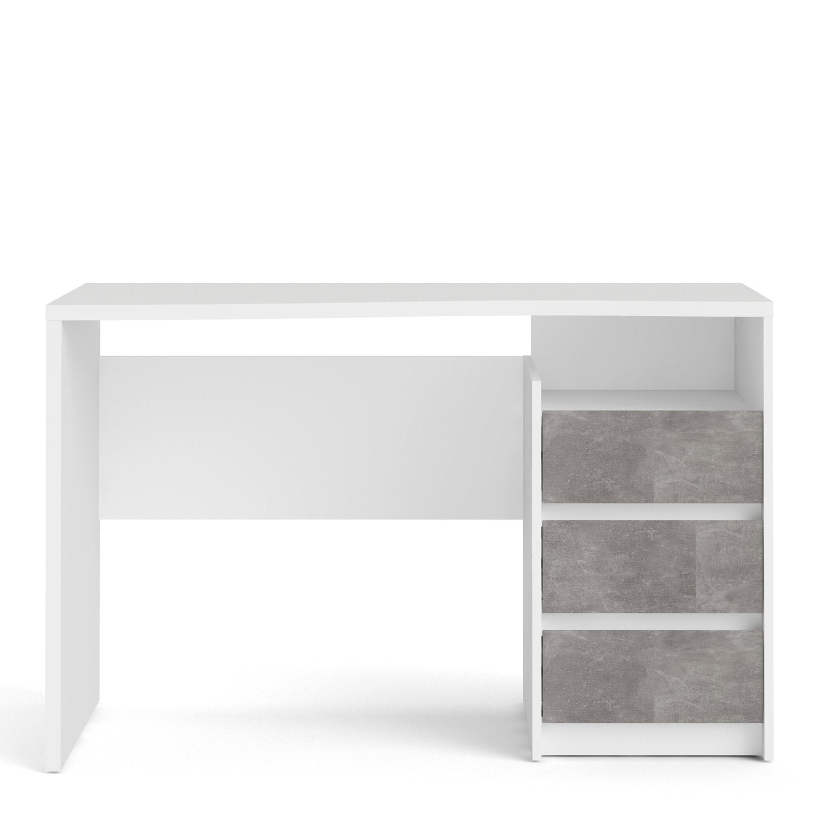 Function Plus Modern Desk with 3 Drawers