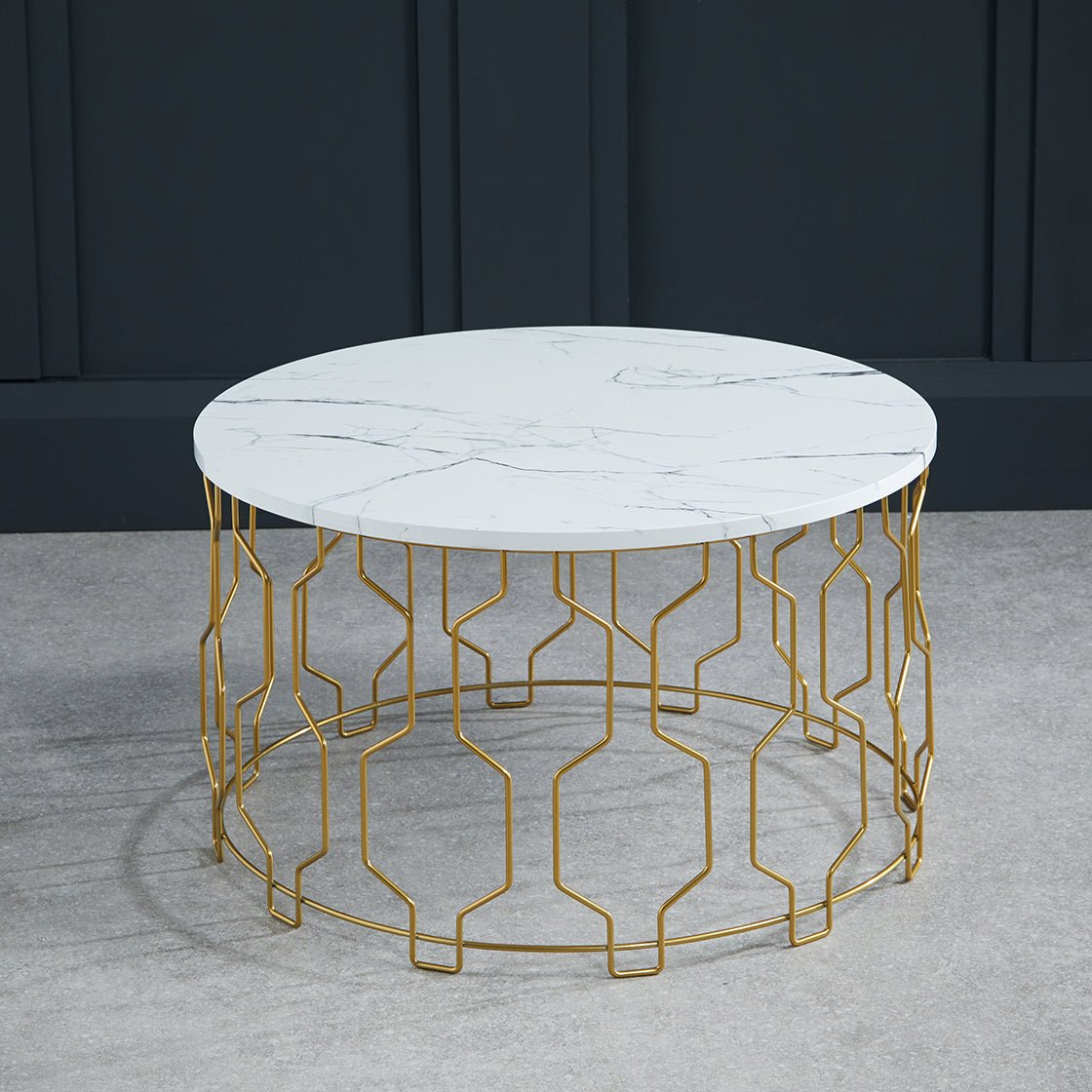 Grace Marble Effect Coffee Table