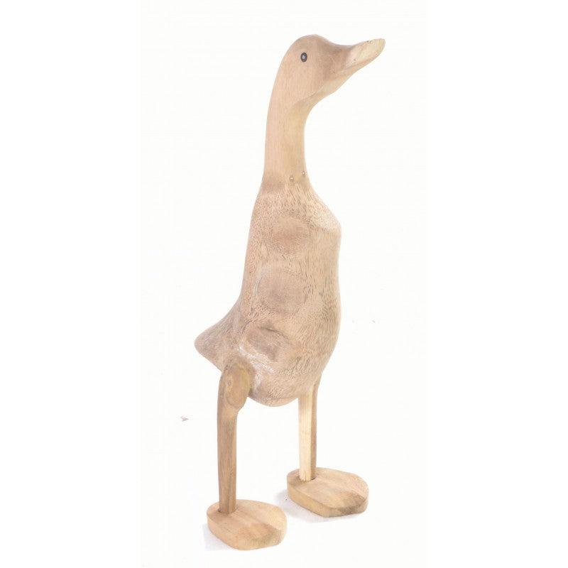 Handmade Bamboo Wooden Duck with Webbed Feet
