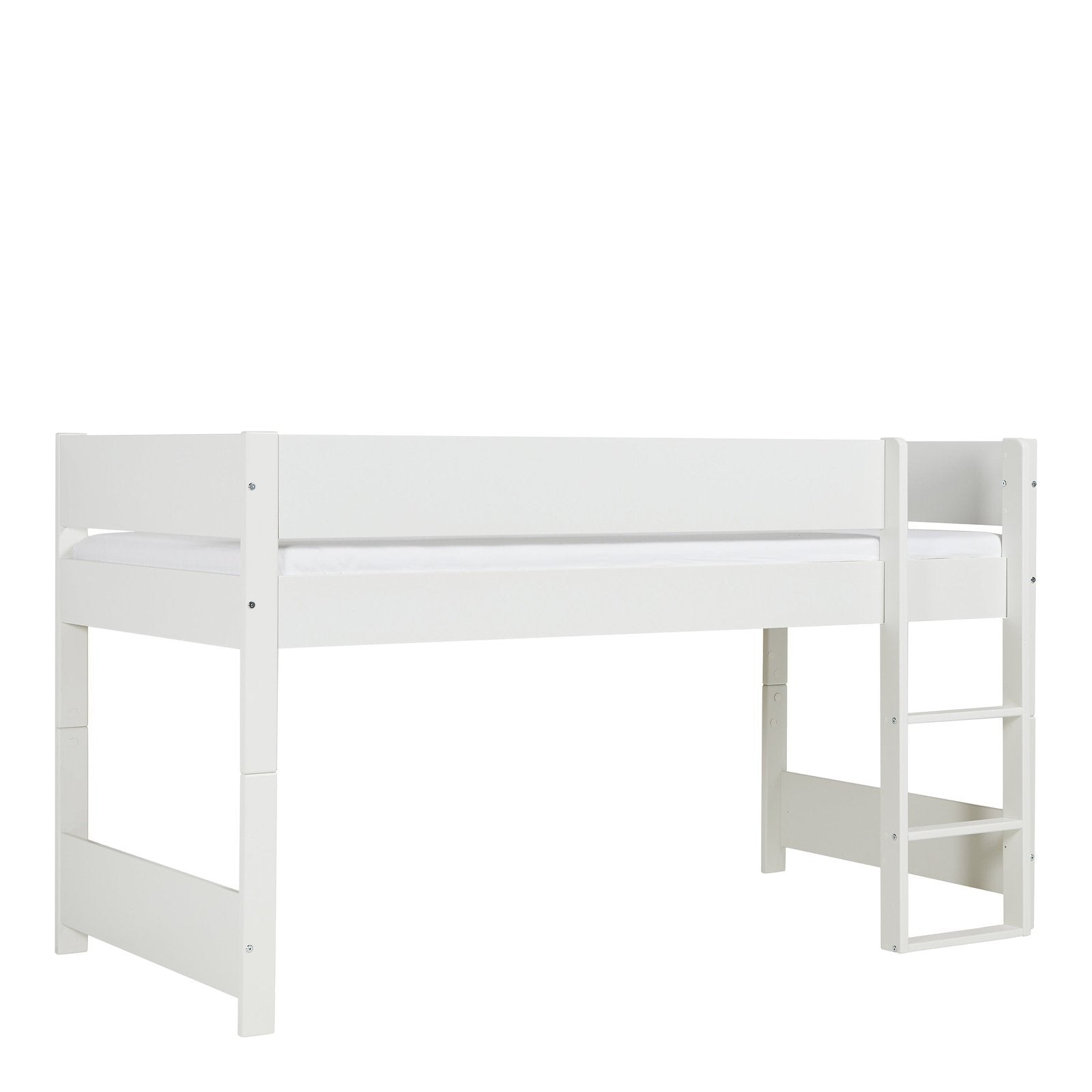Huxie White Mid Sleeper with Safety Rail