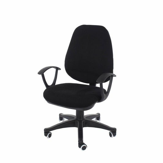 Loft Home Office chair in black fabric & black base