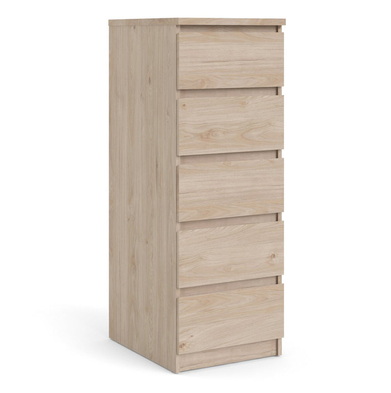 Naia Narrow Chest of 5 Drawers