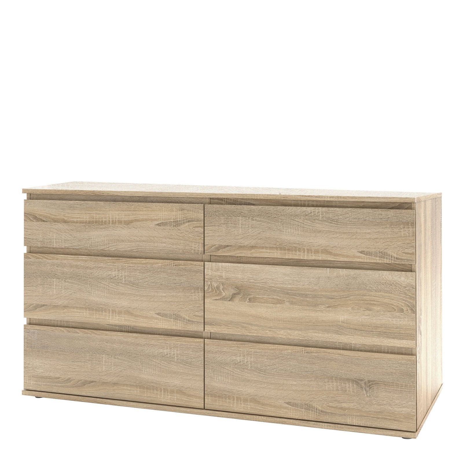 Nova Wide Chest of 6 Drawers 3+3
