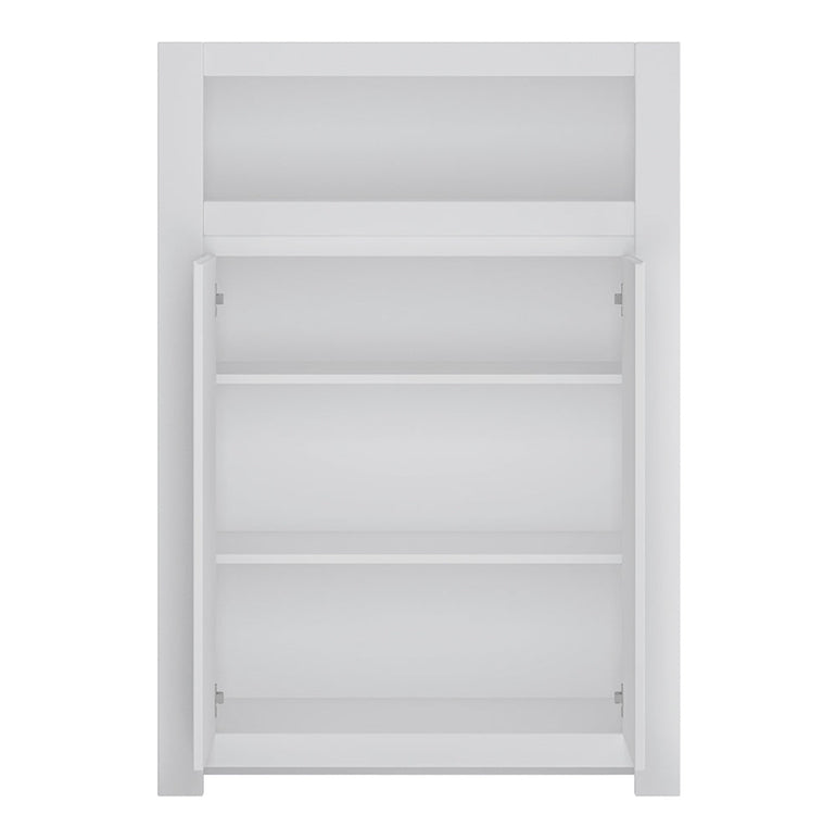 Novi 2 Door Cabinet in Alpine White