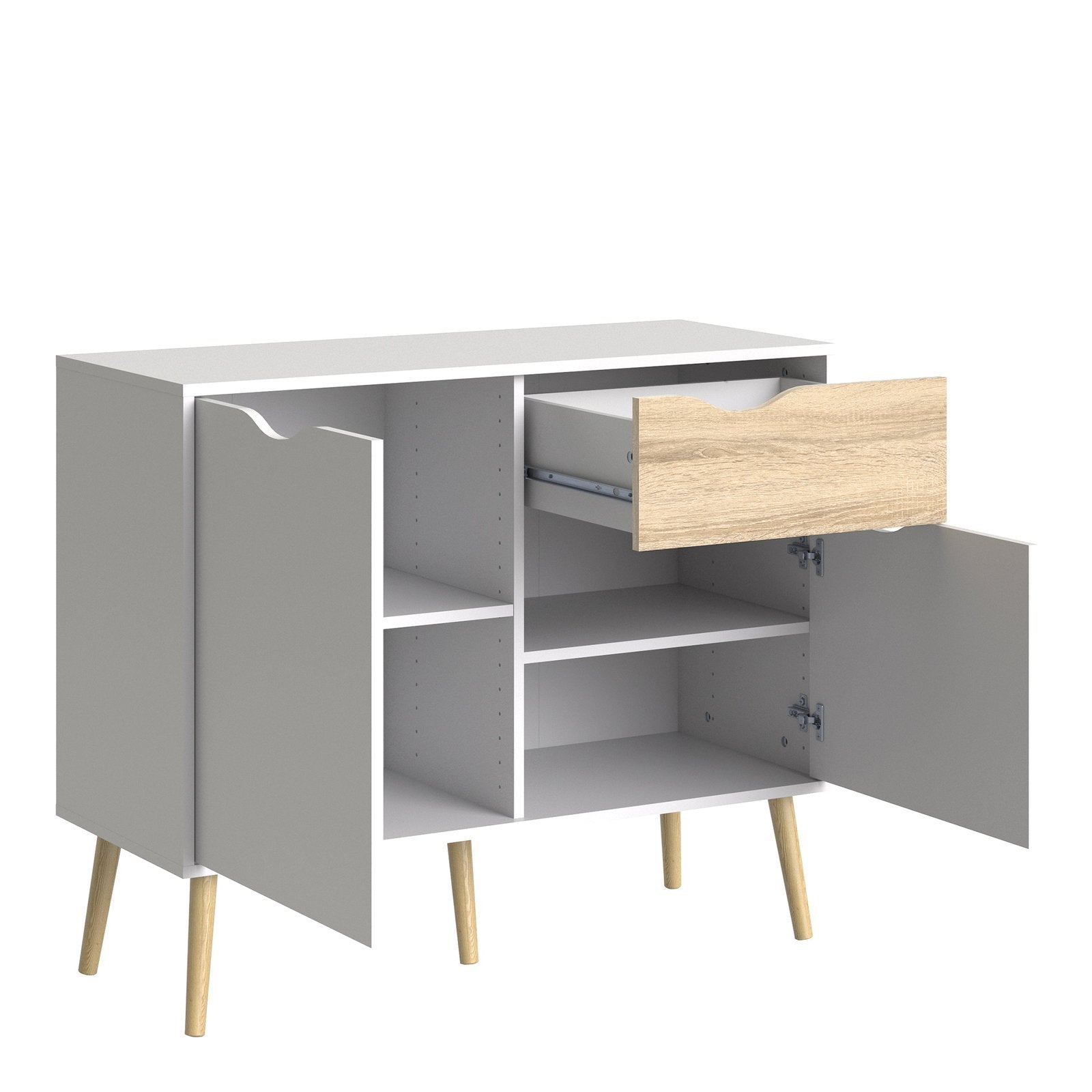 Oslo Small Sideboard with 1 Drawer & 2 Doors
