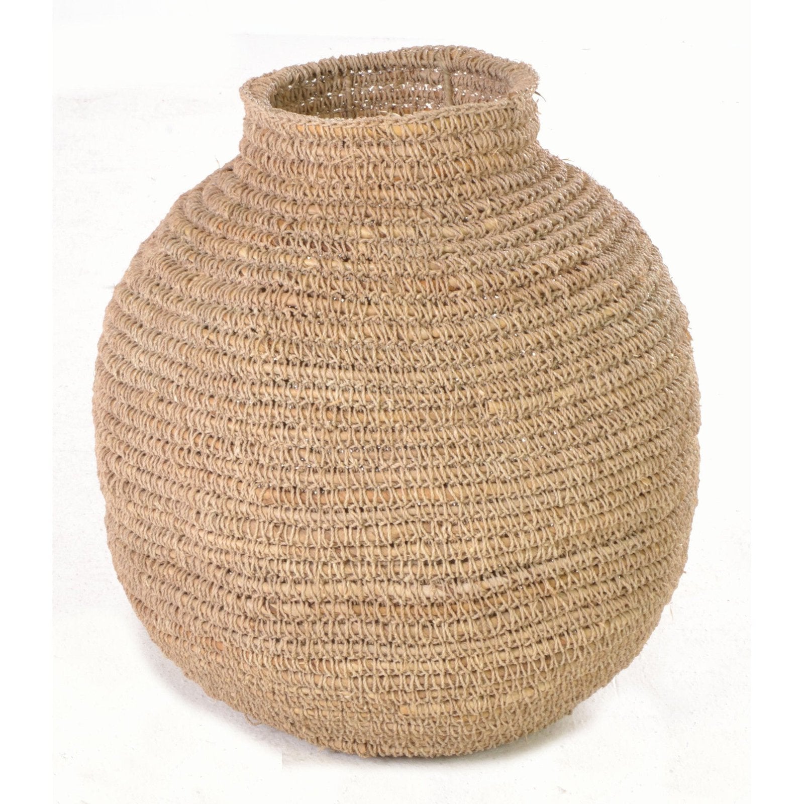 Plain Rounded Woven Basket