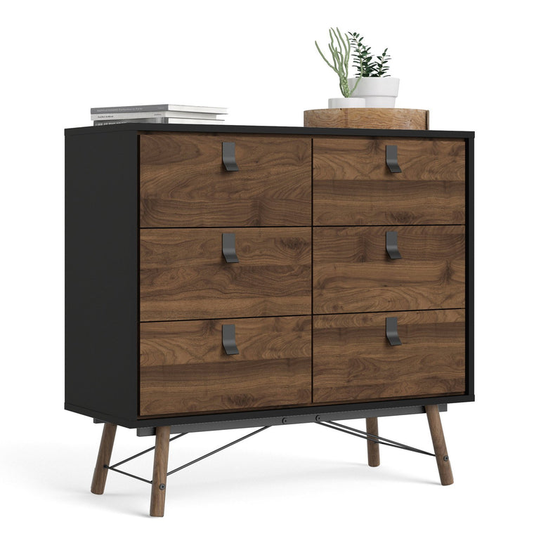 Ry Double Chest of 6 Drawers