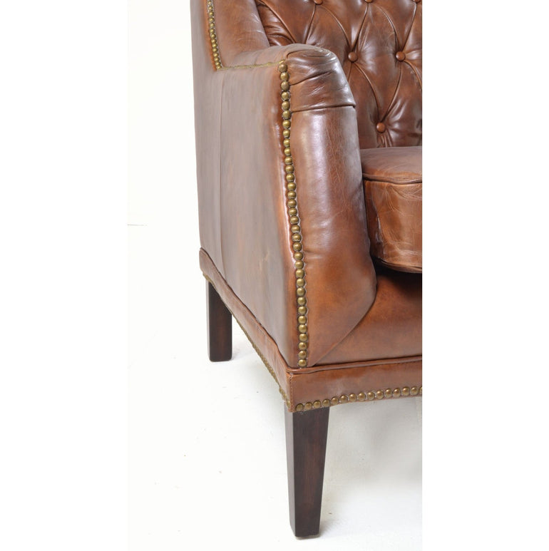 2 Seater Vintage Leather Fiona Sofa