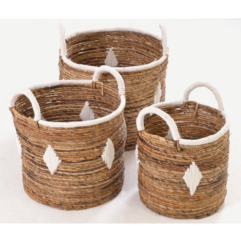 Set of 3 Diamond Baskets