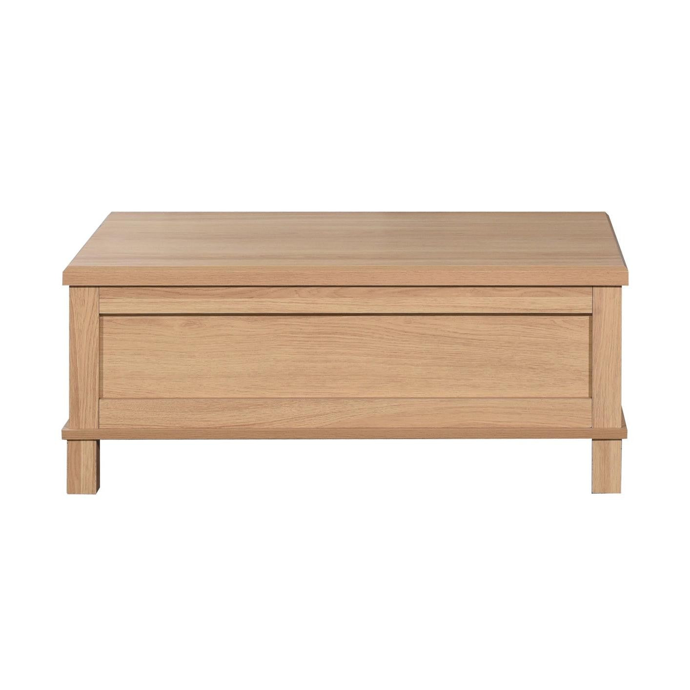 Sherwell Warm Oak Coffee Table with 2 Drawers