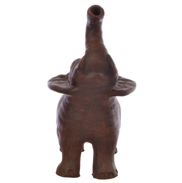 Small Standing Terracotta Elephant