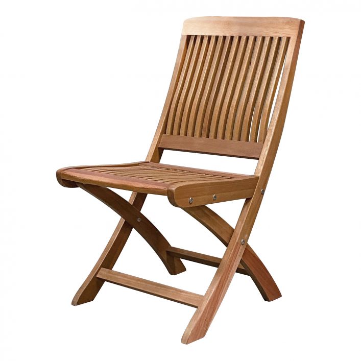 Sycamore Outdoor Folding Chair - Eucalyptus Wood - Moisture Resistant