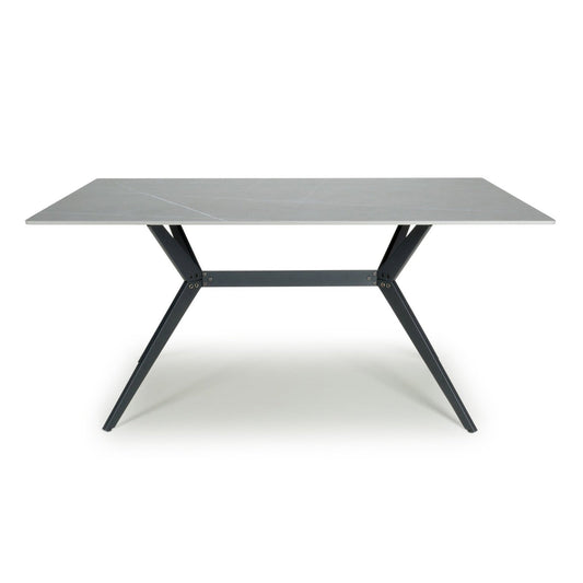 Timor 1.6m Grey Dining Table