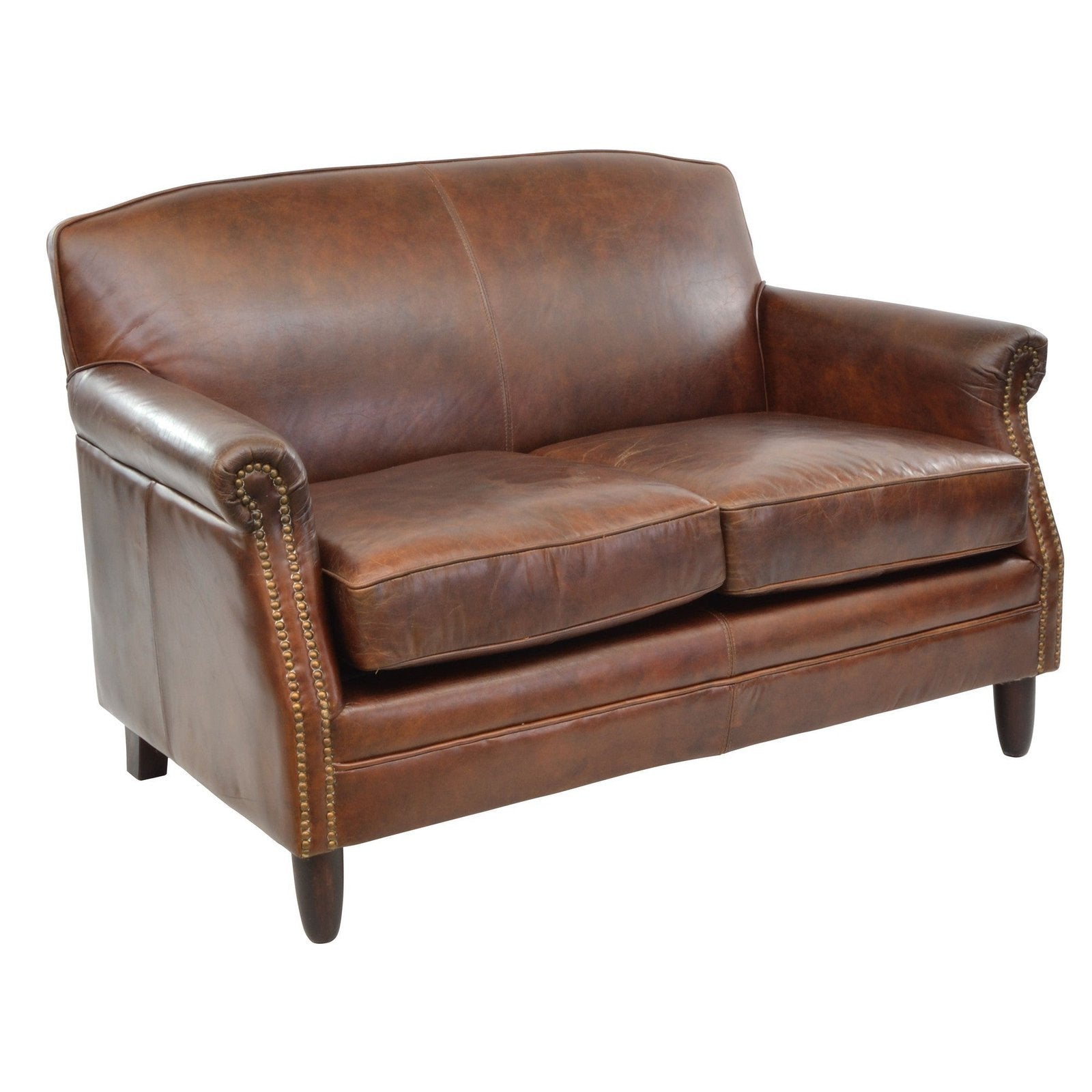 Vintage Leather 2 Seater Sofa