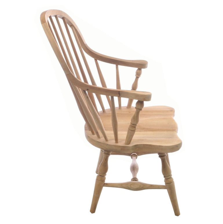 Vintage Solid Mahogany Windsor Chair