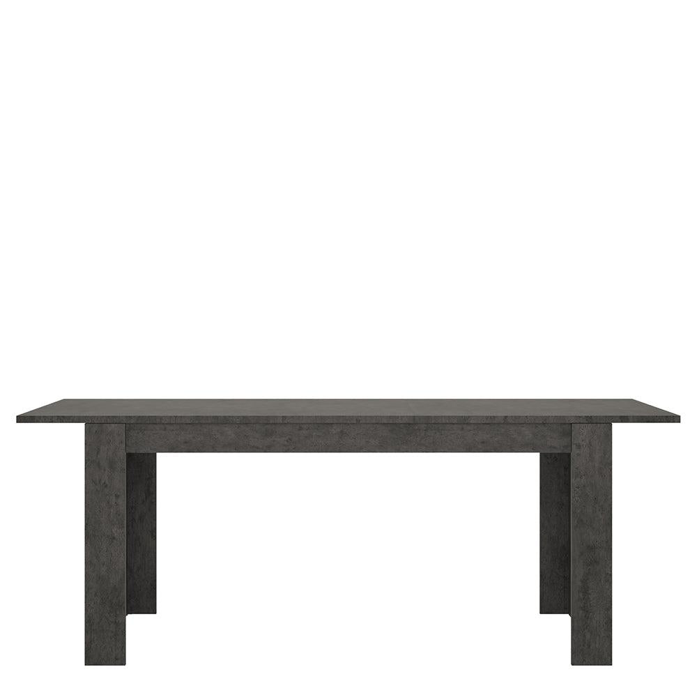 Zingaro Dining Table in Slate Grey and Alpine White