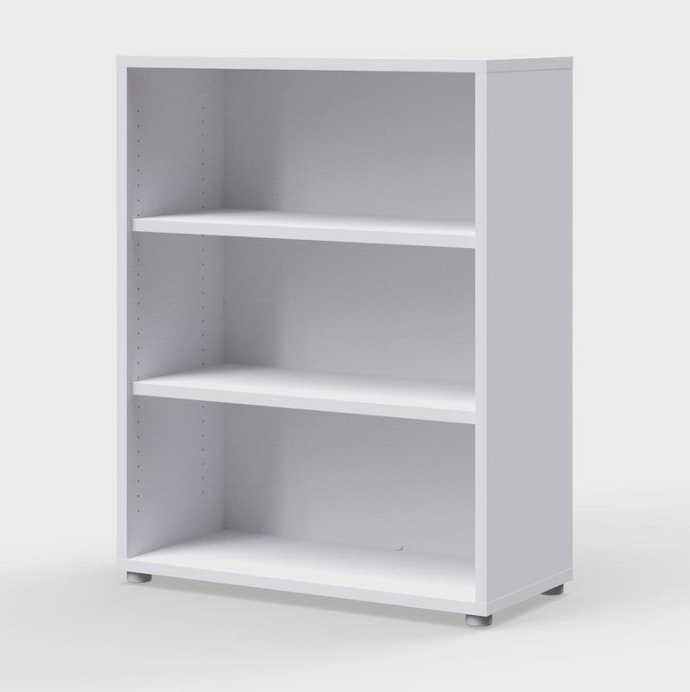 Prima 2-Shelf Bookcase - High-Quality Laminated Board, Anti-Tip, Sustainable Wood, Easy Assembly, Made in Denmark - 482x682
